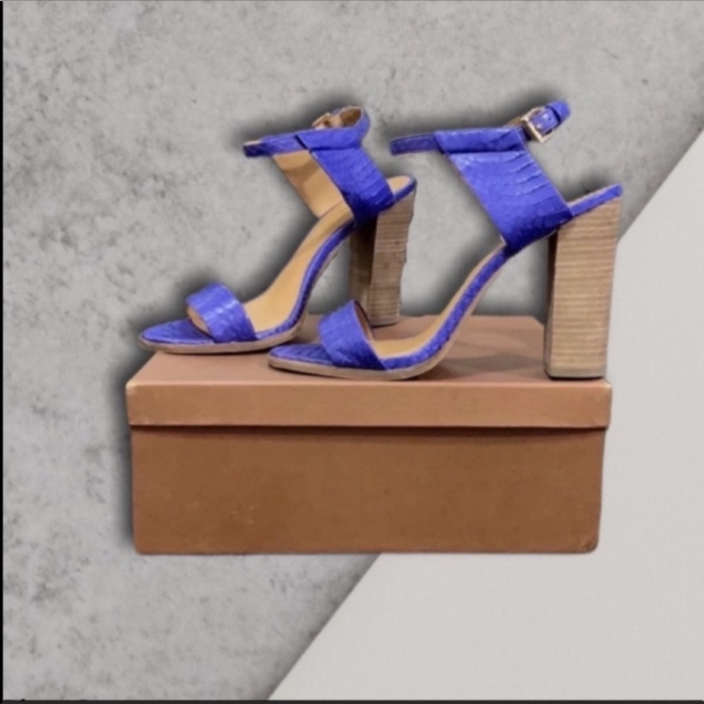 Coach Lexey snake skin heels